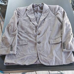 Vintage Mens 42R Blazer Gray